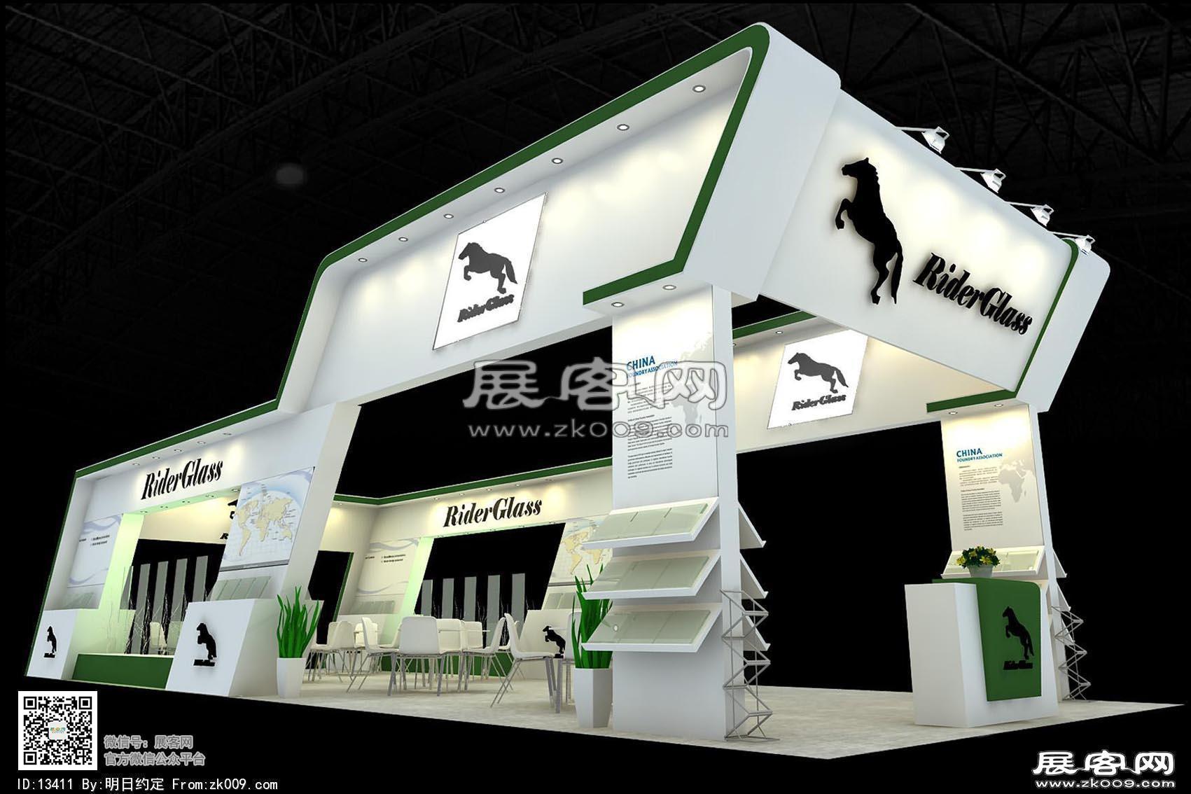 骑士玻璃展览模型