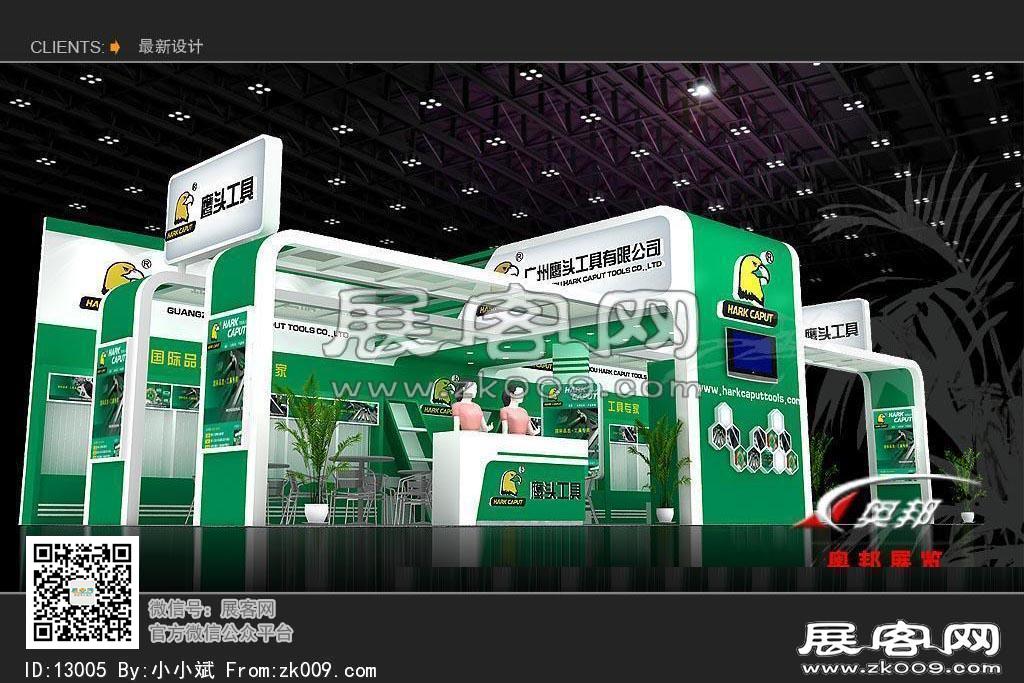 鹰头展览模型