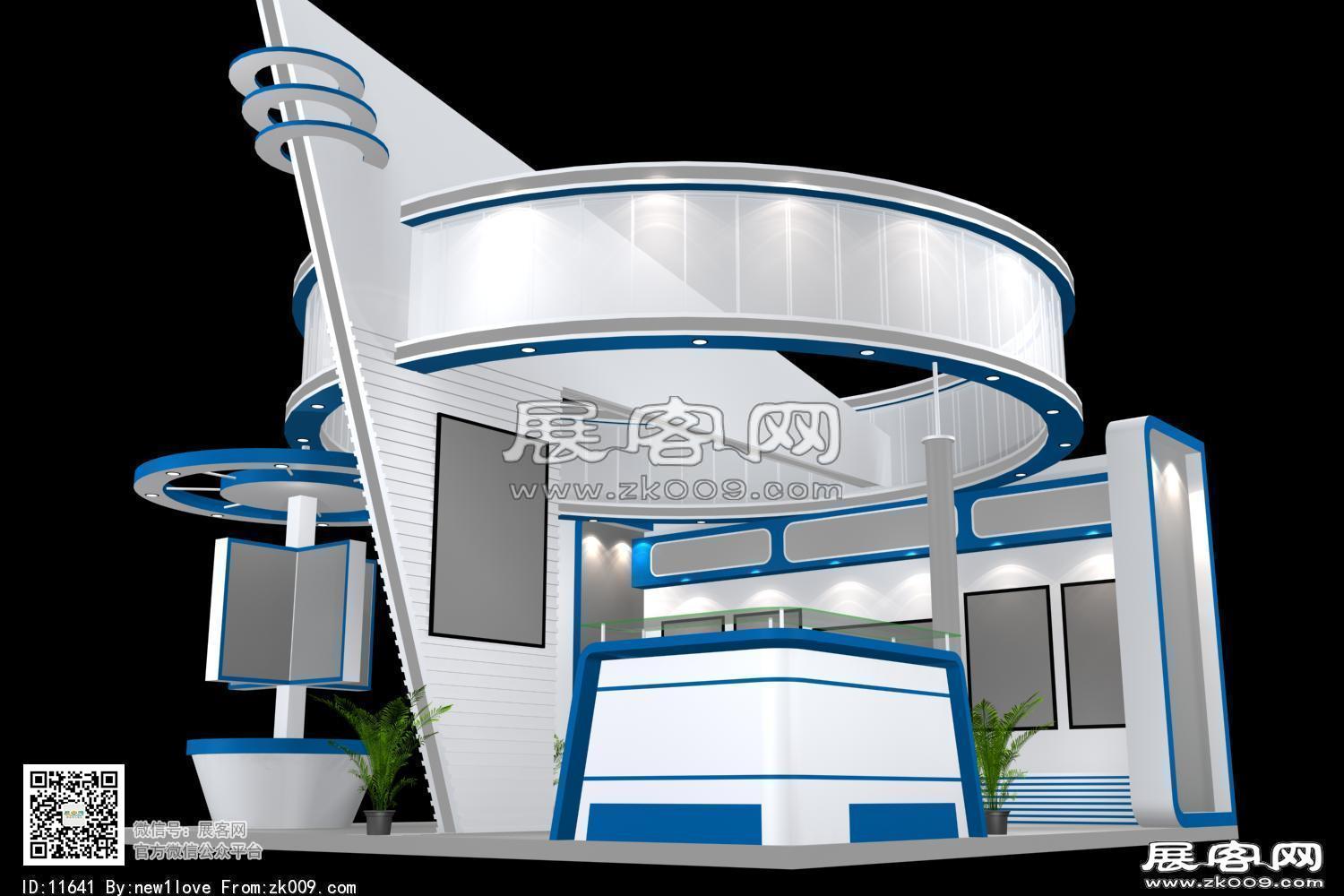 建材展台模型