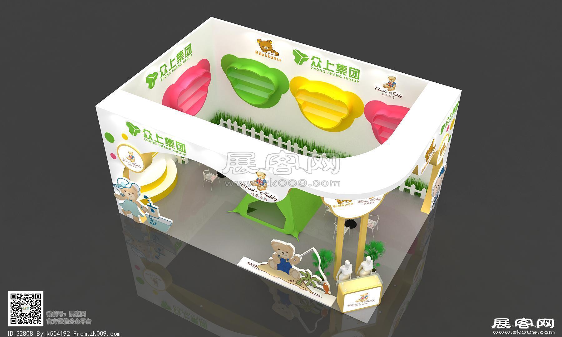 泰迪熊展览模型图片