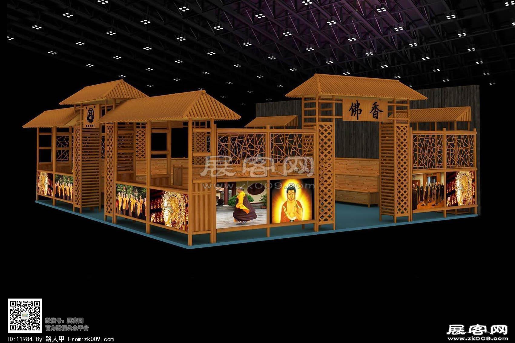 佛香展览模型图片