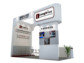 朗捷机械展览模型