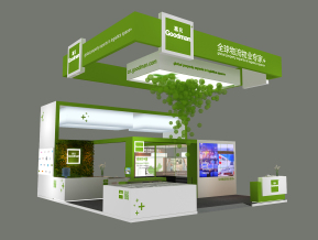 上海物流展丨嘉民展台搭建效果图