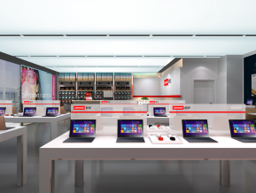 商业空间设计|联想店面效果图