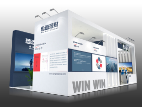 盈盈理财展览模型