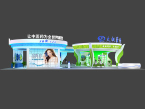 太极藿香展览模型
