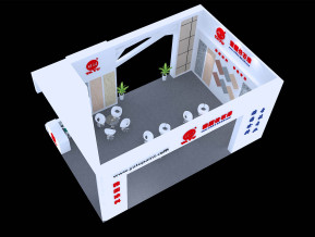 雅园仿石漆展览模型