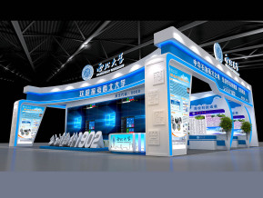 西北大学展览模型