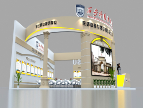 西安外国语展览模型