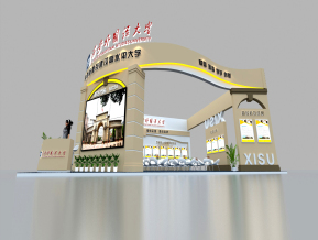西安外国语展览模型
