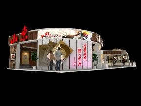 山东展台模型