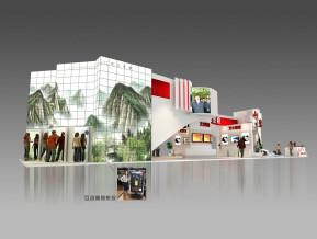 山东展台展览模型
