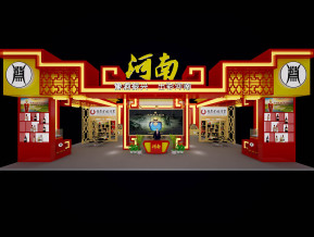 河南酒业展览模型