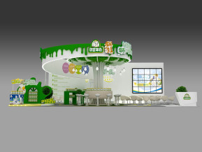 御宝羊奶展台模型