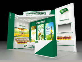绿地食品展览模型