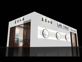 蓝宝水族展览模型