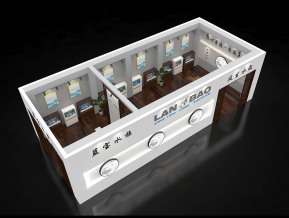 蓝宝水族展览模型