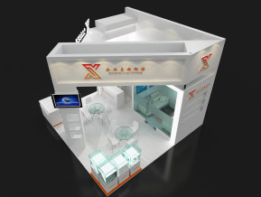 切角造型电子展览模型