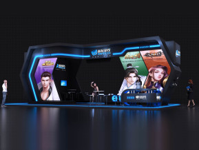 益玩游戏展览模型