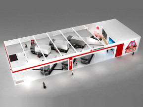 中国重型汽车展览模型