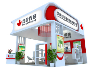 红叶包装展览模型