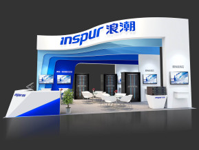 浪潮展览模型