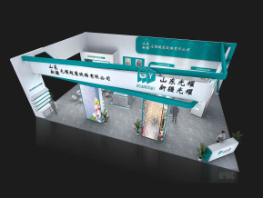 光耀超薄玻璃展览展示展台模型