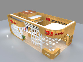桔品忆美园食品展览展示展台模型