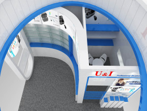 U&I电子展台模型