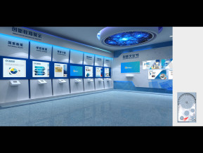 思源学院展厅展览模型