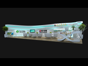 恒大养生谷展台模型