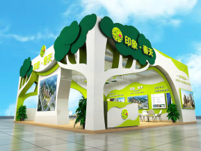 印象春天展览模型