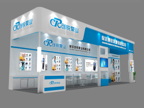 创锐泵业展览模型