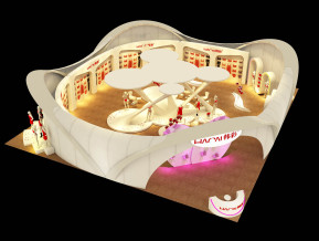 韩彩展览模型