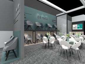 迈球家具展台模型