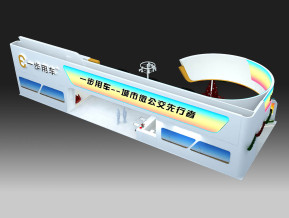 一步用车展览模型