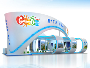 活力广东展览模型