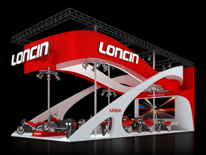LONCIN隆鑫摩托展览模型