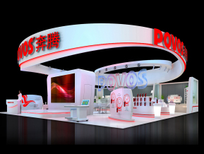 奔腾展览模型