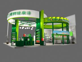 三棵树展览模型