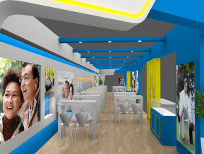 年轻态眼镜展览模型