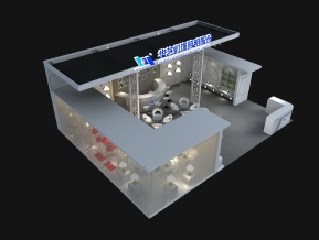 华艺灯饰照明展台模型