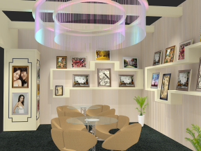 腾龙工艺展览展示展台模型