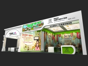 艾窝窝熙然宝贝展览展示展台模型