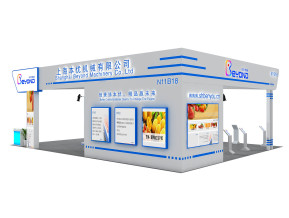 本优机械展览展示展台模型