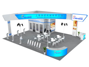 本优机械展览展示展台模型