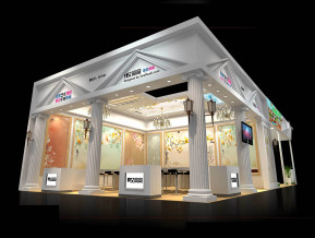 艾窝窝熙然宝贝展览展示展台模型