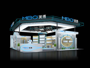 美博空调展览模型