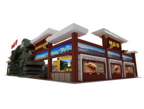 神龙架展览模型