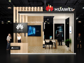 华为展览模型